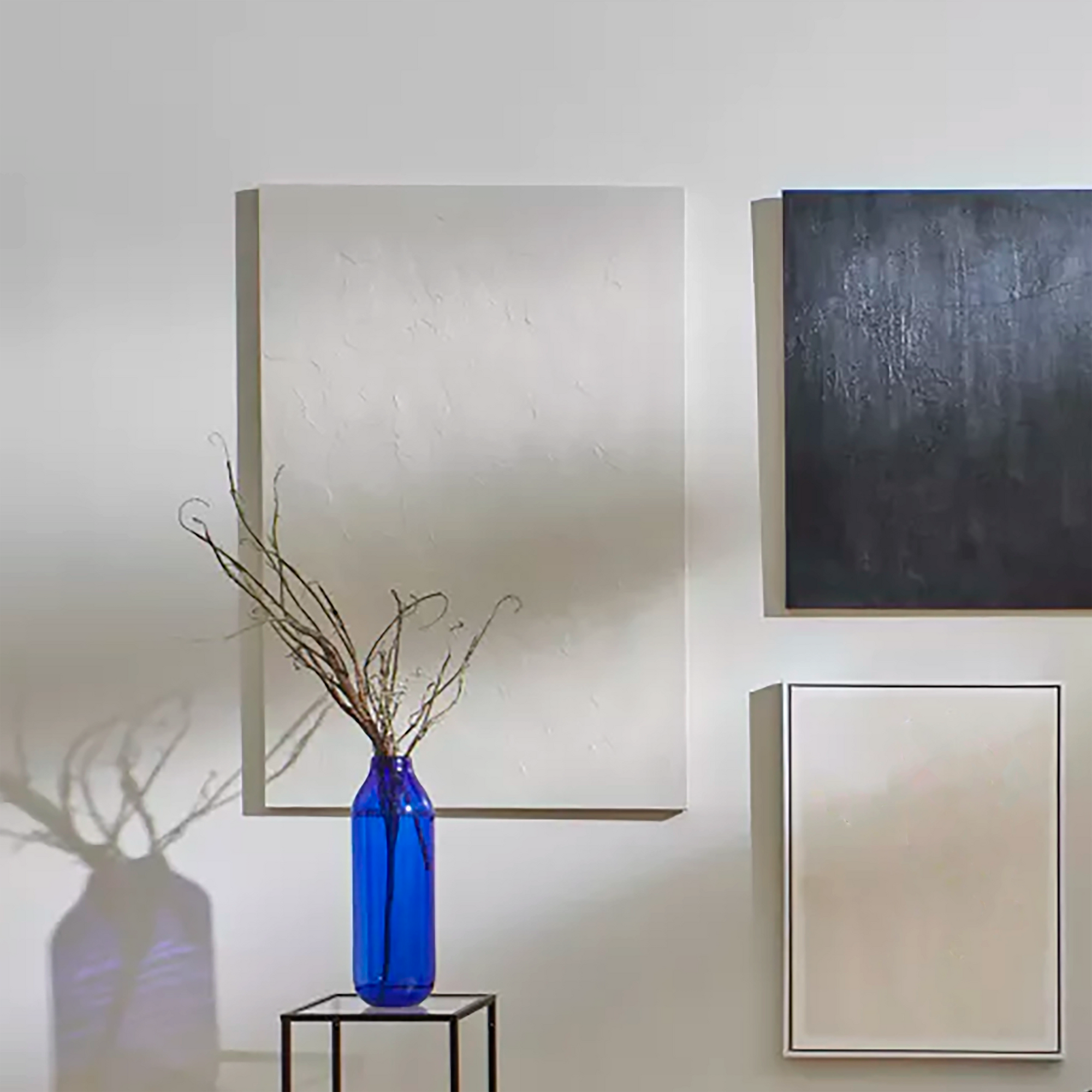 Wall art canvas white