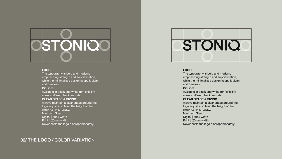 STONIQ — Brand identity by Berries Agency