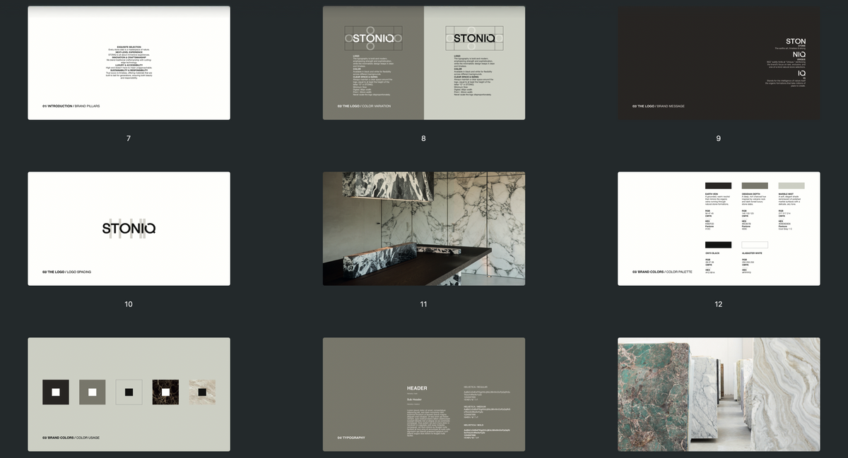 STONIQ — Brand identity by Berries Agency